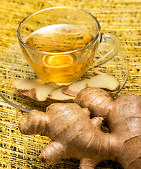 Image showing Ginger Tea Indicates Restaurant Restaurants And Refreshment 