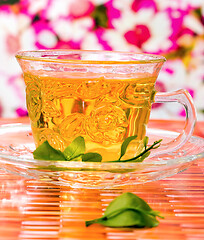 Image showing Chinese Healthy Tea Shows Refreshment Refreshing And Beverage