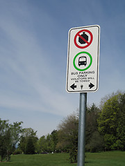 Image showing no stopping sign