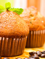 Image showing Fresh Muffins Represents Cupcake Tasty And Dessert 