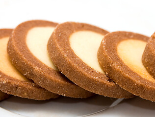 Image showing Cookies Plate Means Biscuits Crackers And Bicky 