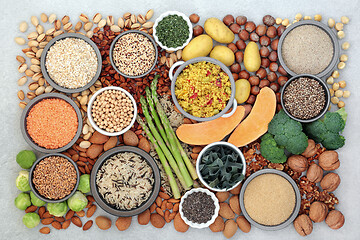 Image showing Vegan Food for a Healthy Diet