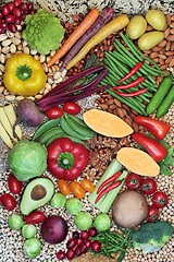 Image showing Vegan Food for a Healthy Diet