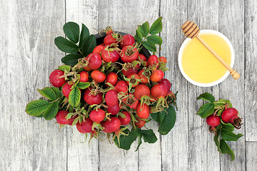 Image showing Rosehip and Honey Cold Remedy