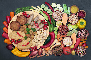 Image showing Vegan Health Food for Ethical Eating