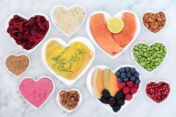 Image showing Health Food for a Healthy Heart