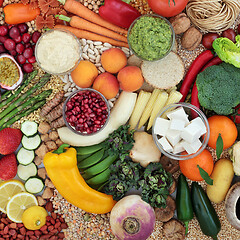 Image showing Vegan Health Food for a Healthy life  