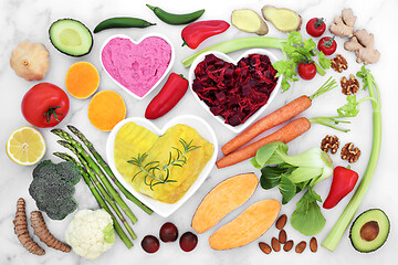 Image showing Health Food for a Healthy Heart
