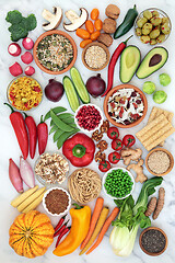 Image showing Vegan Health Food for a Healthy Life