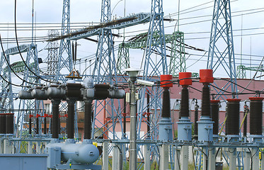 Image showing Electricity transformation station