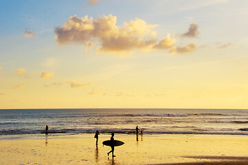 Image showing People on Bali island beach