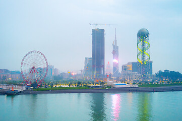 Image showing Batumi moody cityscape, Georgia