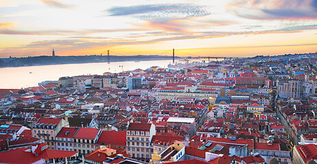 Image showing Lisbon overview. Portugal