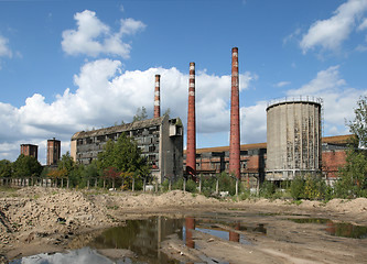 Image showing Abandoned factory