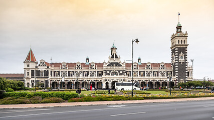 Image showing railway station of Dunedin south New Zealand