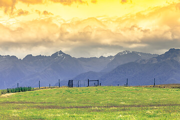 Image showing mountain view in New Zealand