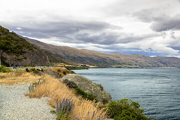 Image showing lake Wakatipu in south New Zealand