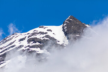 Image showing details volcano Mount Taranaki, New Zealand 