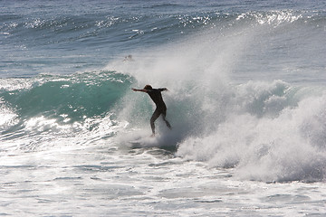 Image showing Surfing