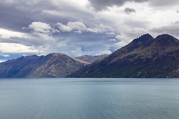 Image showing lake Wakatipu in south New Zealand