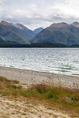 Image showing scenery at Lake Te Anau, New Zealand