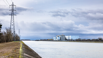 Image showing the very old pressurized water reactor at Fessenheim France at t