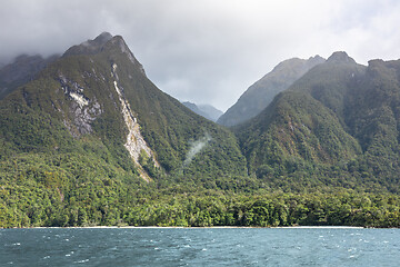 Image showing scenery at Lake Te Anau, New Zealand