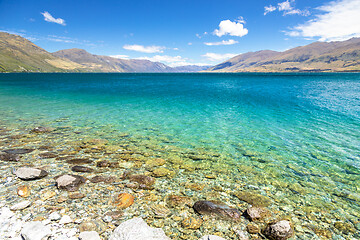 Image showing lake Wanaka; New Zealand south island