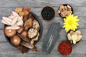 Image showing Traditional Chinese Herbal Medicine