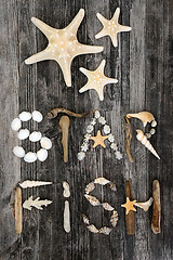 Image showing Starfish Abstract Background