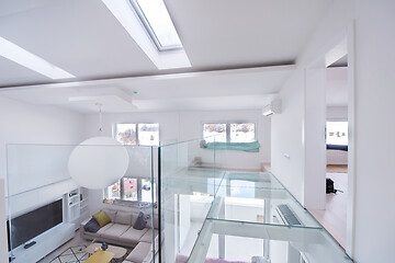 Image showing interior of a two level apartment