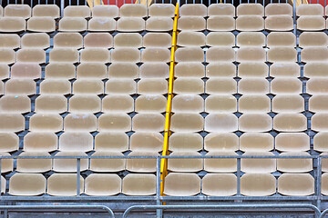 Image showing Empty Stand Seats