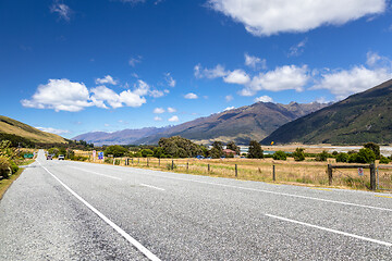 Image showing Haast River Landsborough Valley New Zealand