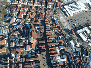 Image showing aerial view over Weil der Stadt Baden Wuerttemberg Germany