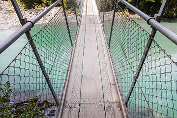 Image showing Haast River Landsborough Valley New Zealand