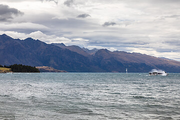 Image showing lake Wakatipu in south New Zealand