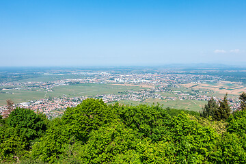 Image showing an aerial view to Colmar France