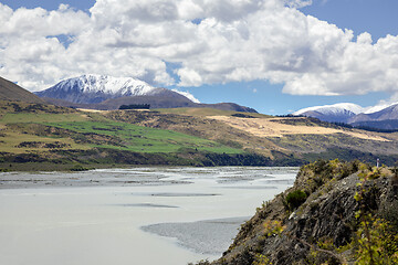 Image showing Mountain Alps scenery in south New Zealand