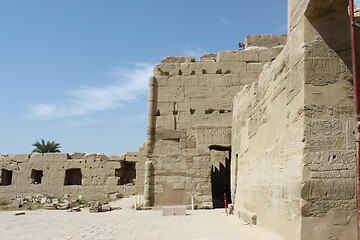 Image showing Ruins of Karnak Temple in Luxor, Egypt