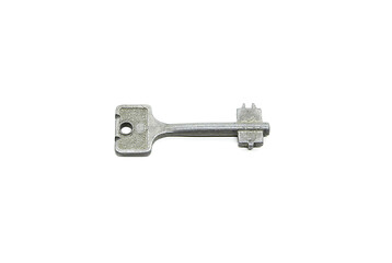 Image showing Old key isolated on white background