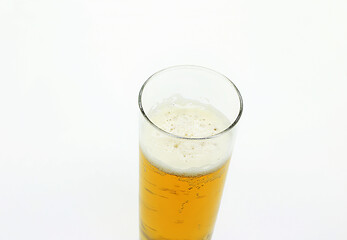 Image showing Glass of beer, closeup