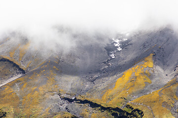 Image showing details volcano Mount Taranaki, New Zealand 