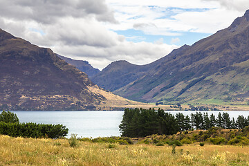 Image showing lake Wakatipu in south New Zealand