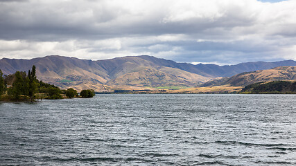 Image showing scenery with lake New Zealand