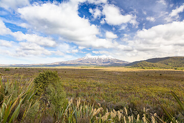 Image showing Mount Ruapehu volcano in New Zealand