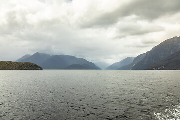 Image showing Doubtful Sound Fiordland National Park New Zealand