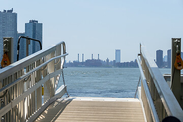 Image showing Consolidated Edison Power Plant in Manhattan from the East River