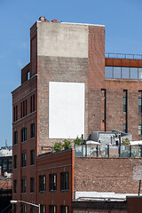 Image showing advertising wall New York City