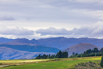 Image showing Landscape scenery in south New Zealand