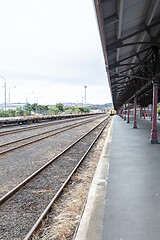 Image showing railway station of Dunedin south New Zealand